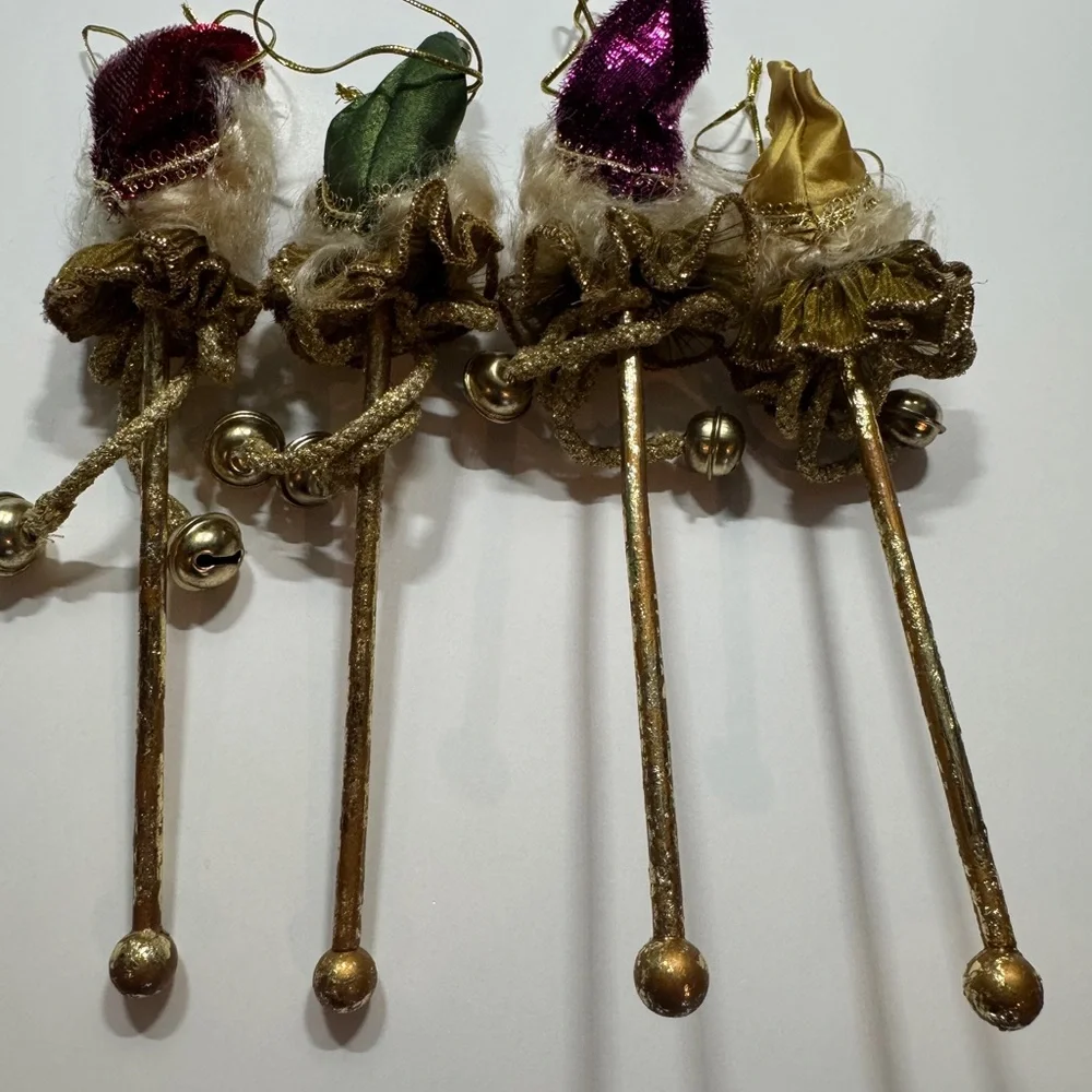 Possible Mark Roberts Vintage Elf‎ Stick Ornaments – Set of 4 – Ornaments